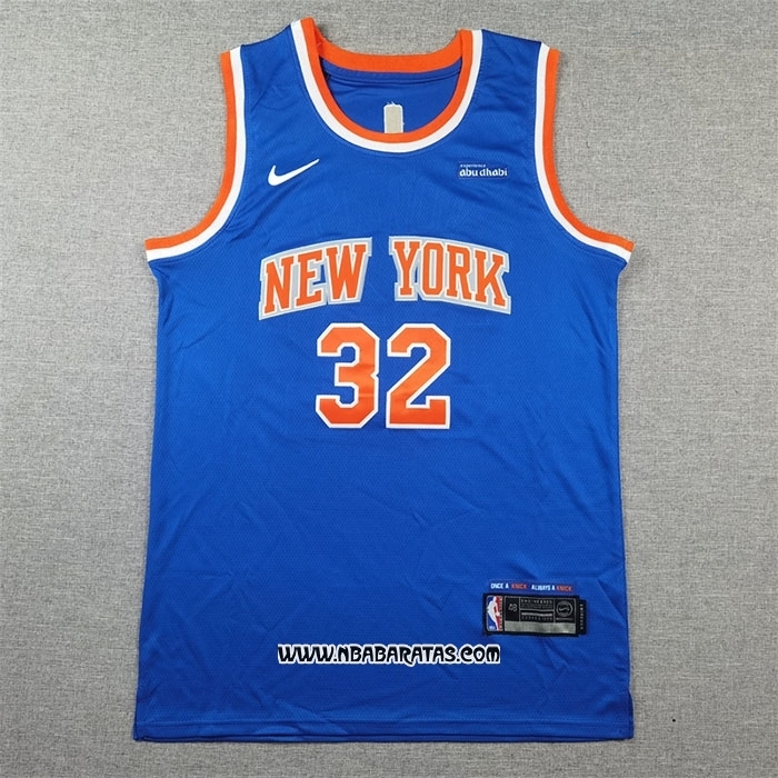 Camiseta New York Knicks Karl-Anthony Towns #32 Icon 2024-25 Azul